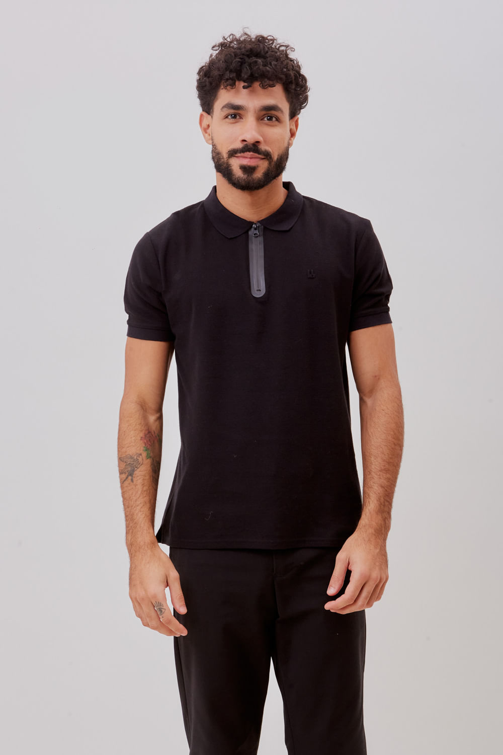 Foxton | polo ziper selado new - oficinamuda