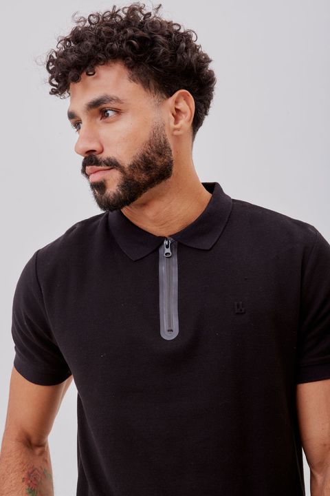 Foxton | polo ziper selado new - oficinamuda